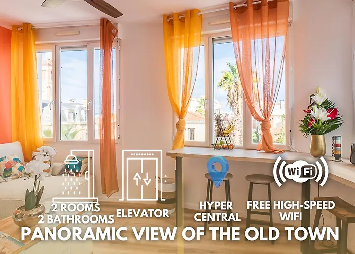 Le Cosy Perpignan Centre, 2 Rooms 2 Bathrooms, Free Wifi, Lift, Central, Renovated, Spacious